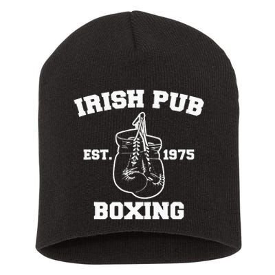 Vintage Irish Pub Est 1975 Boxing Day Short Acrylic Beanie