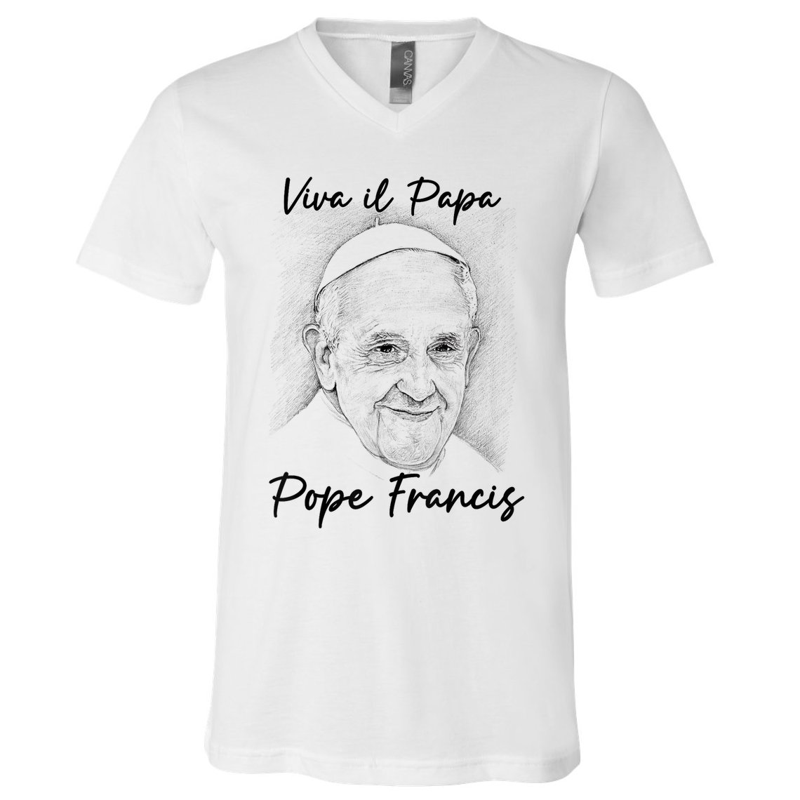 Viva Il Papa Pope Francis  V-Neck T-Shirt