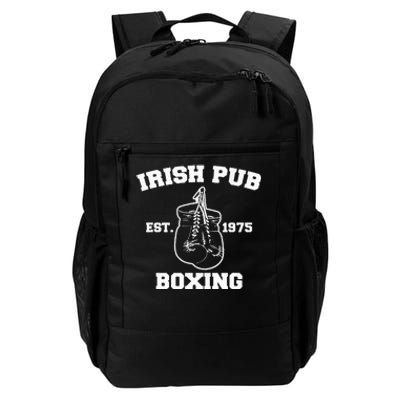 Vintage Irish Pub Est 1975 Boxing Day Daily Commute Backpack