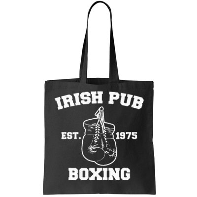 Vintage Irish Pub Est 1975 Boxing Day Tote Bag