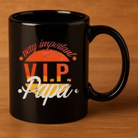 Very Important Papa GentleVIP V.I.P Gift Father`s Day 11oz C Handle Ceramic Mug