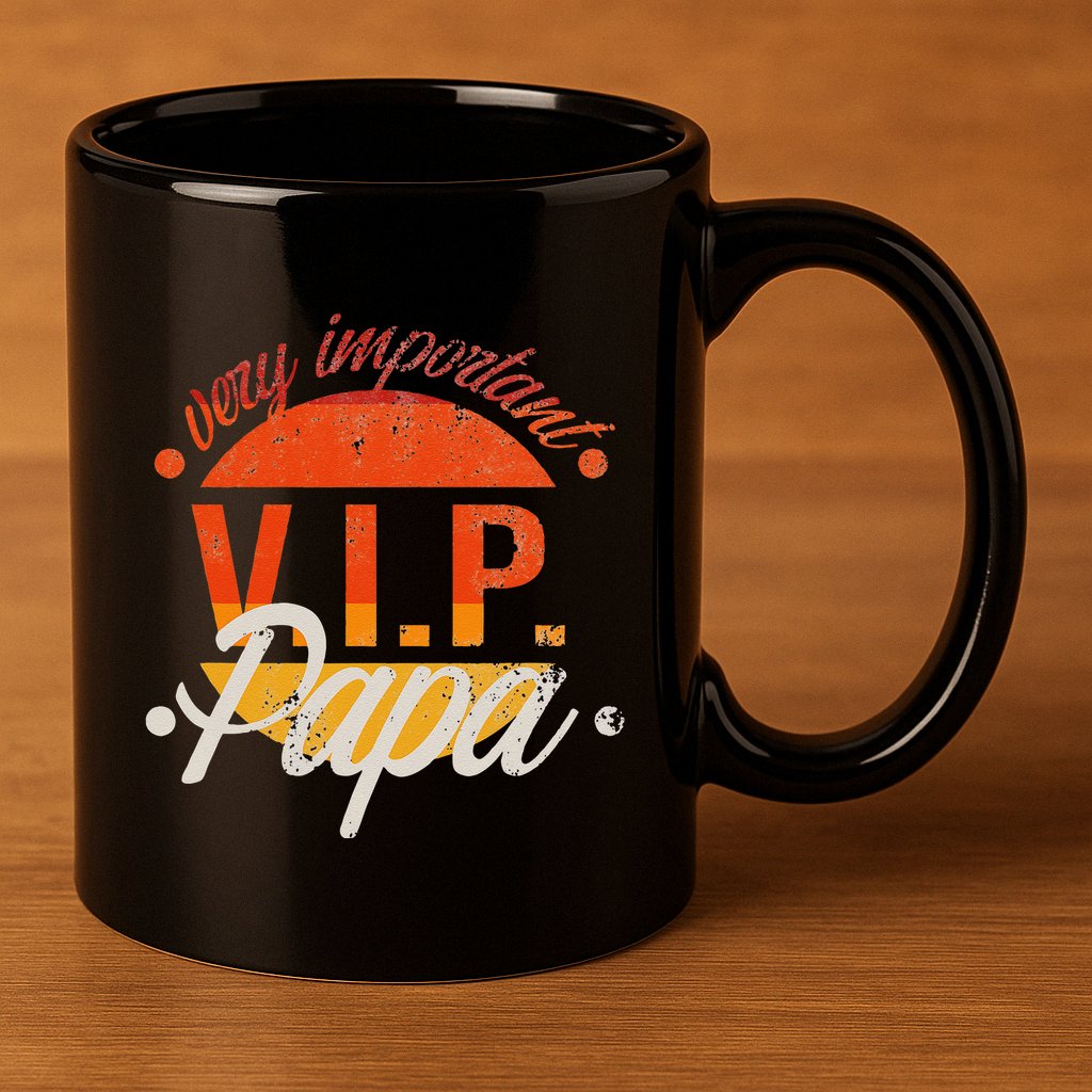 Very Important Papa GentleVIP V.I.P Gift Father`s Day 11oz C Handle Ceramic Mug