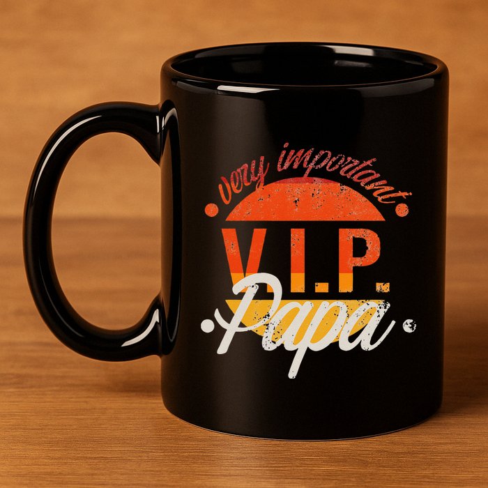 Very Important Papa GentleVIP V.I.P Gift Father`s Day 11oz C Handle Ceramic Mug