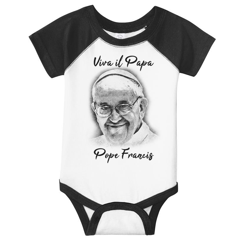 Viva Il Papa Pope Francis 1936-2025 Memorial Infant Baby Jersey Bodysuit