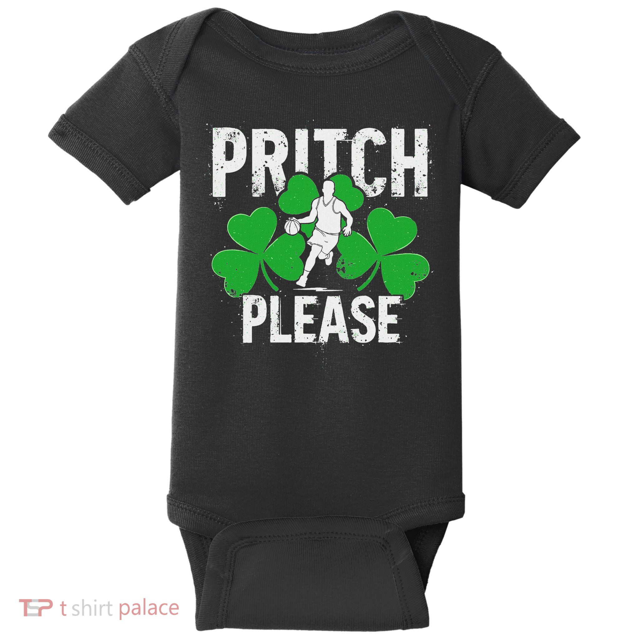 Vintage Irish Pritch Please Basketball Baby Bodysuit