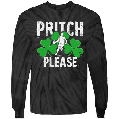 Vintage Irish Pritch Please Basketball Tie-Dye Long Sleeve Shirt