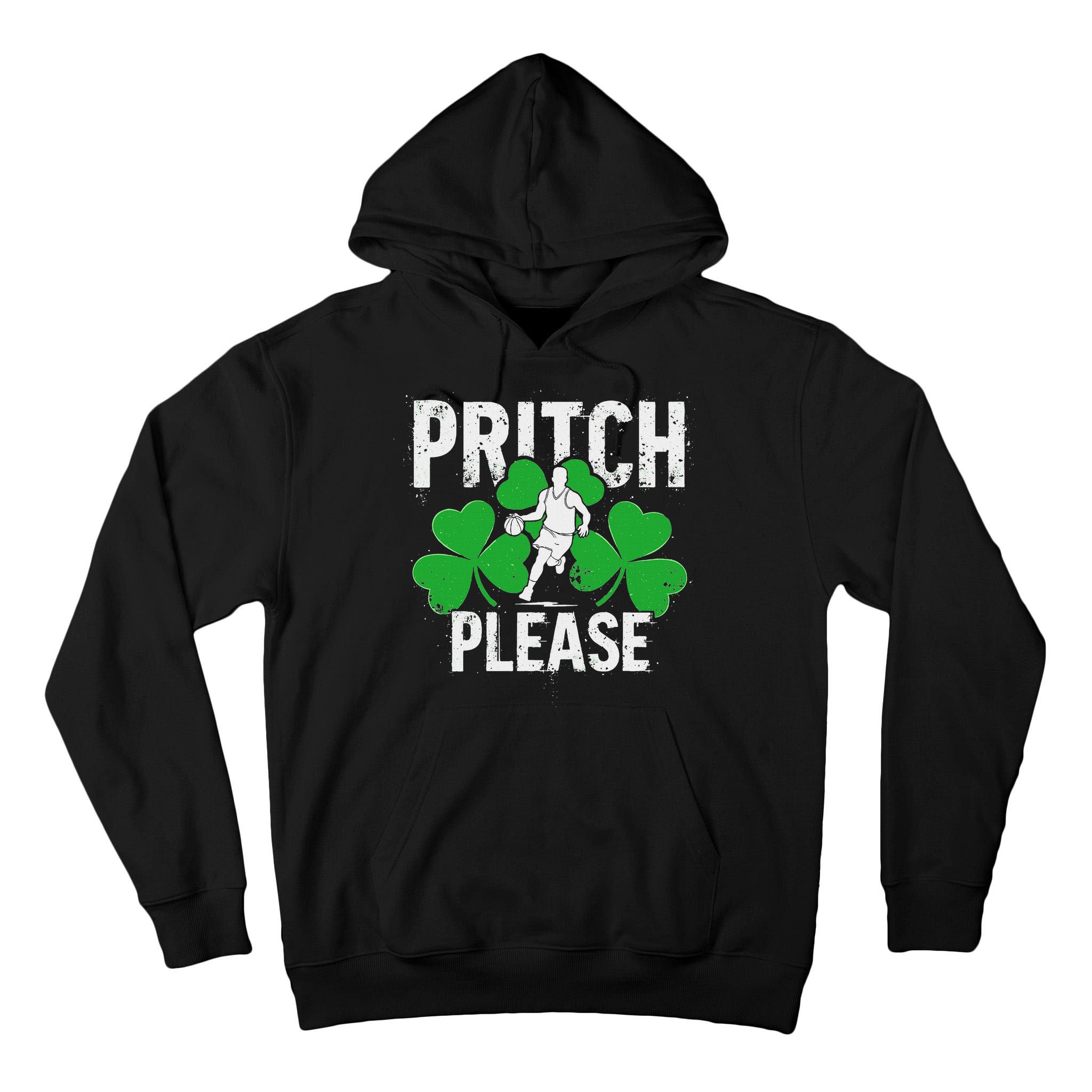 Vintage Irish Pritch Please Basketball Tall Hoodie