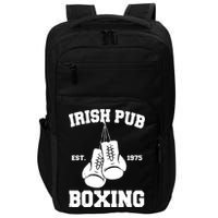 Vintage Irish Pub Est 1975 Boxing Day Tees Impact Tech Backpack