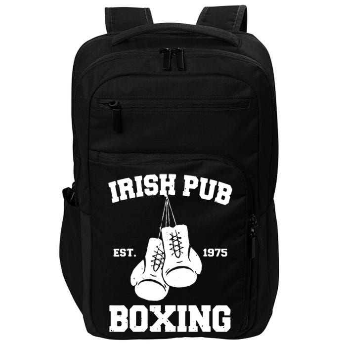 Vintage Irish Pub Est 1975 Boxing Day Tees Impact Tech Backpack