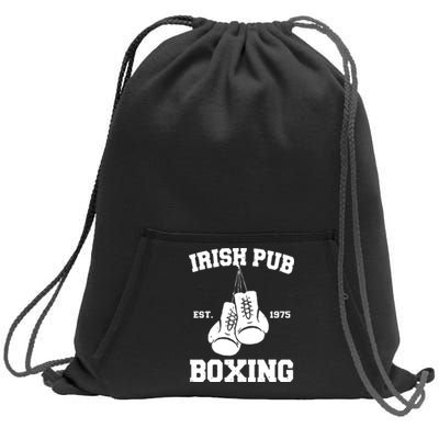 Vintage Irish Pub Est 1975 Boxing Day Tees Sweatshirt Cinch Pack Bag