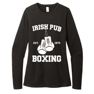 Vintage Irish Pub Est 1975 Boxing Day Tees Womens CVC Long Sleeve Shirt