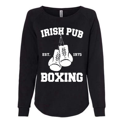 Vintage Irish Pub Est 1975 Boxing Day Tees Womens California Wash Sweatshirt