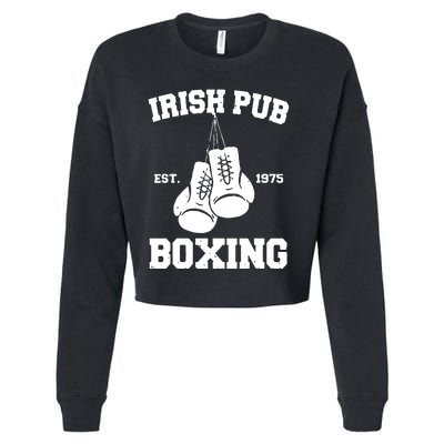 Vintage Irish Pub Est 1975 Boxing Day Tees Cropped Pullover Crew