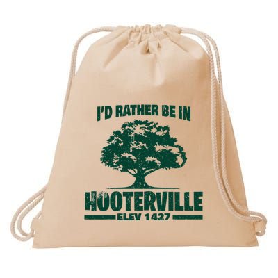 Vintage ID Rather Be In Hooterville 1427 Drawstring Bag