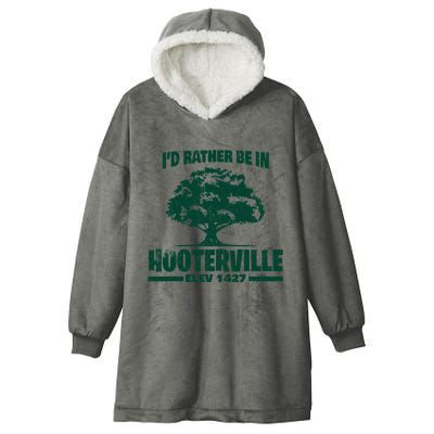 Vintage ID Rather Be In Hooterville 1427 Hooded Wearable Blanket