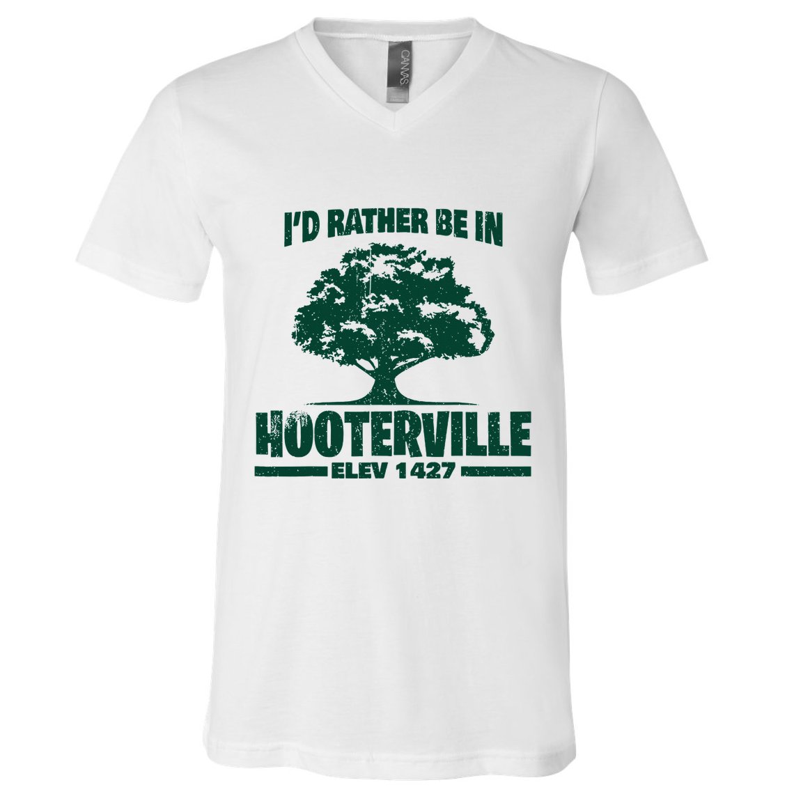 Vintage ID Rather Be In Hooterville 1427 V-Neck T-Shirt