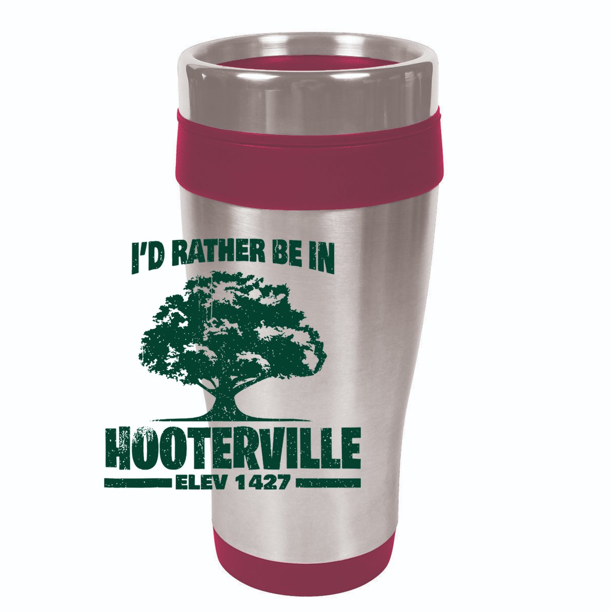 Vintage ID Rather Be In Hooterville 1427 15oz Campfire Ceramic Mug