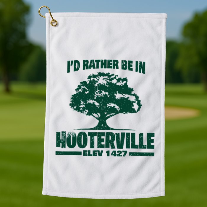 Vintage ID Rather Be In Hooterville 1427 Golf Towel