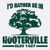 Vintage ID Rather Be In Hooterville 1427 Golf Towel