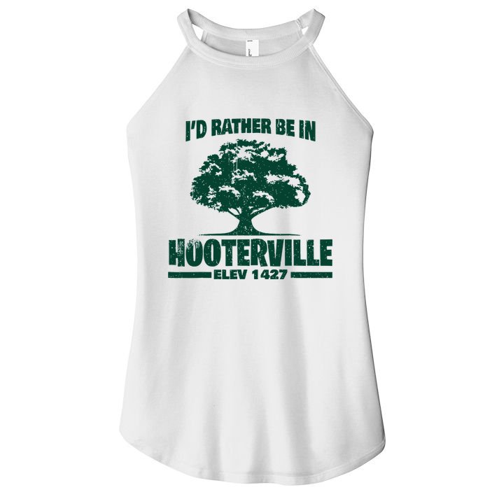 Vintage ID Rather Be In Hooterville 1427 Women's Perfect Tri Rocker Tank