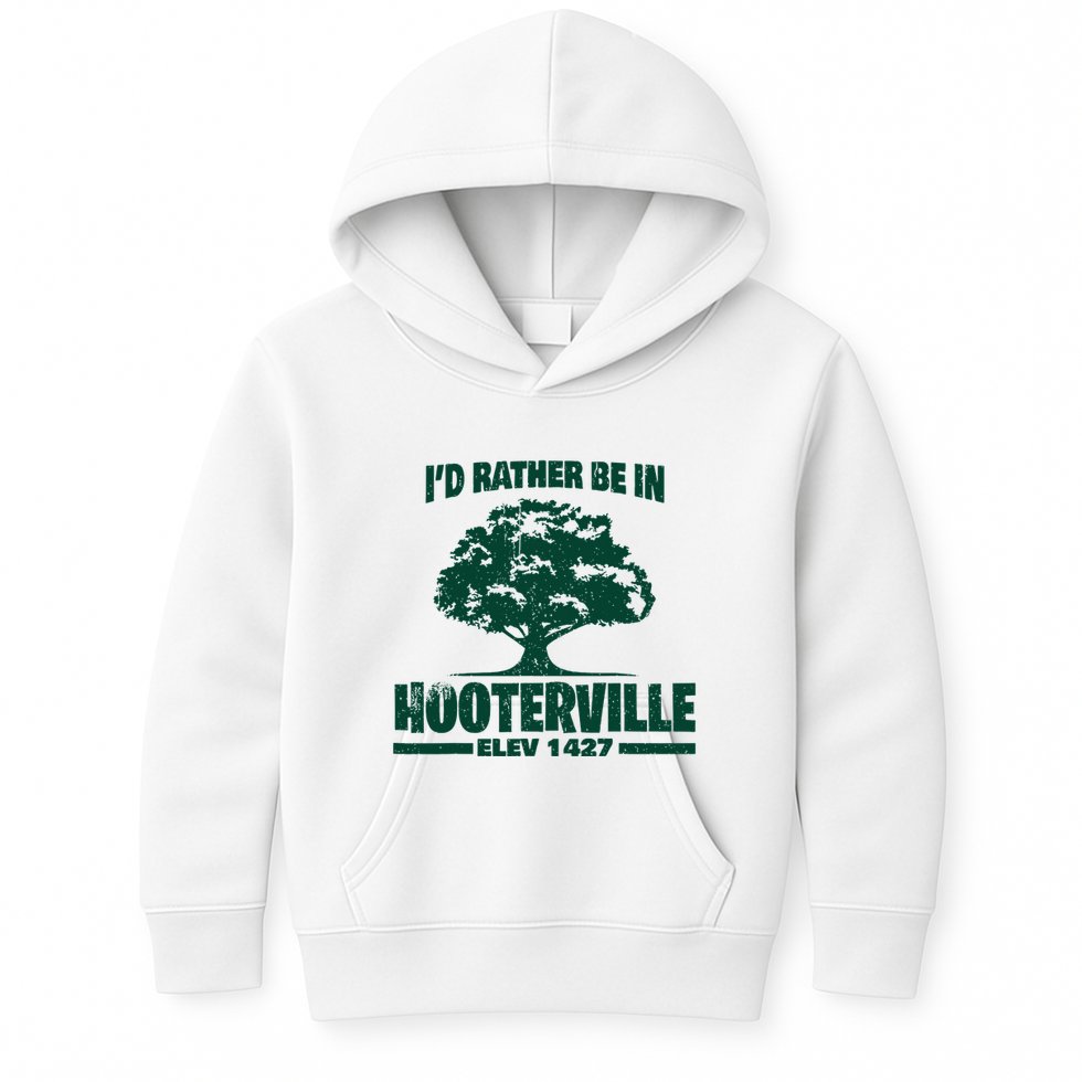 Vintage ID Rather Be In Hooterville 1427 Kids Hoodie