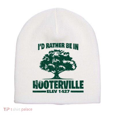 Vintage ID Rather Be In Hooterville 1427 Short Acrylic Beanie