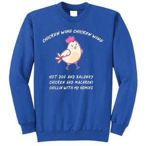 Viral Chicken Wing Chicken Wing Hot Dog & Bologna Song Sweatshirt