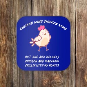 Viral Chicken Wing Chicken Wing Hot Dog & Bologna Song Coaster