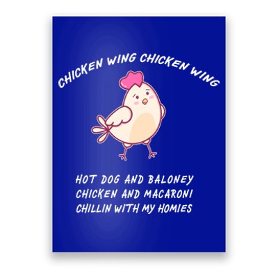 Viral Chicken Wing Chicken Wing Hot Dog & Bologna Song Poster