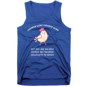 Viral Chicken Wing Chicken Wing Hot Dog & Bologna Song Tank Top