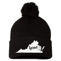 Virginia Home State Pom Pom 12in Knit Beanie