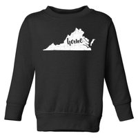 Virginia Home State Toddler Sweatshirt