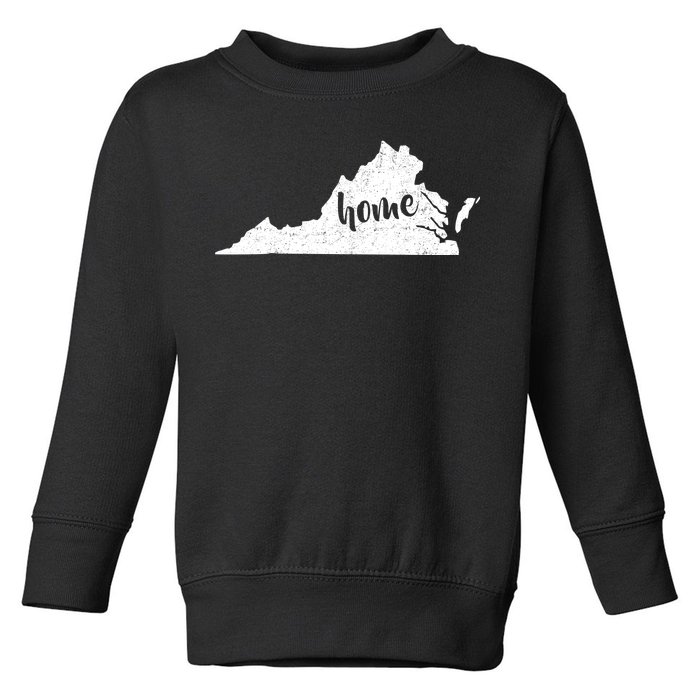 Virginia Home State Toddler Sweatshirt