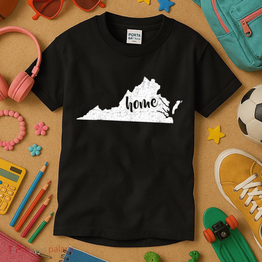 Virginia Home State Kids T-Shirt