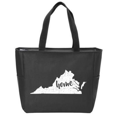 Virginia Home State Zip Tote Bag