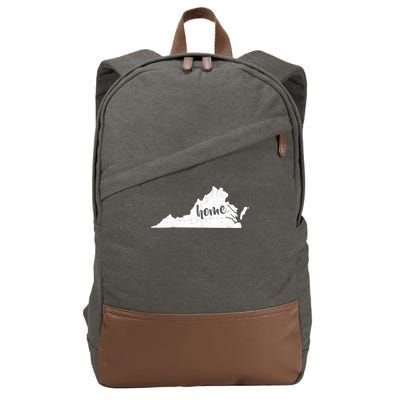 Virginia Home State Cotton Canvas Backpack