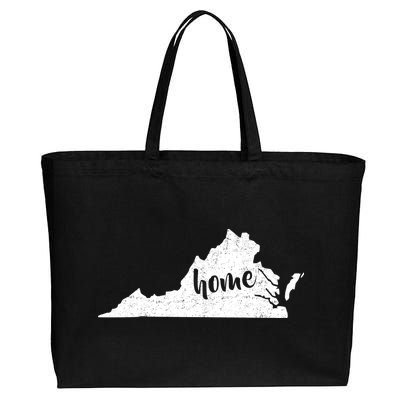 Virginia Home State Cotton Canvas Jumbo Tote