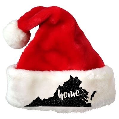 Virginia Home State Premium Christmas Santa Hat