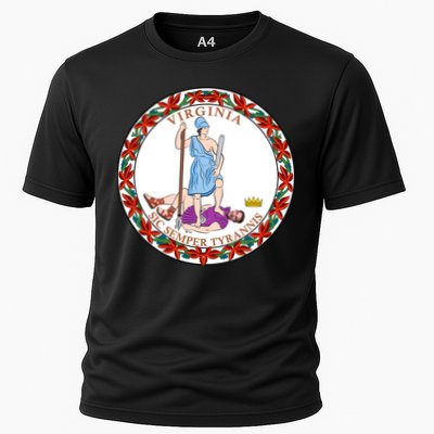 Virginia Sic Semper Tyrannis With Governor Northam Performance Shirt