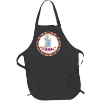 Virginia Sic Semper Tyrannis With Governor Northam Full-Length Apron With Pockets