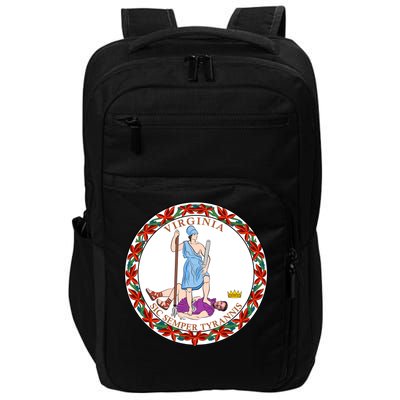 Virginia Sic Semper Tyrannis With Governor Northam Impact Tech Backpack