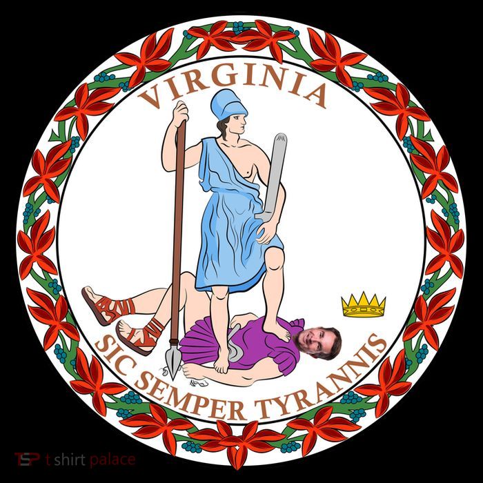 Virginia Sic Semper Tyrannis With Governor Northam Sustainable Bucket Hat
