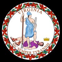 Virginia Sic Semper Tyrannis With Governor Northam Drawstring Bag