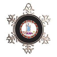 Virginia Sic Semper Tyrannis With Governor Northam Metallic Star Ornament