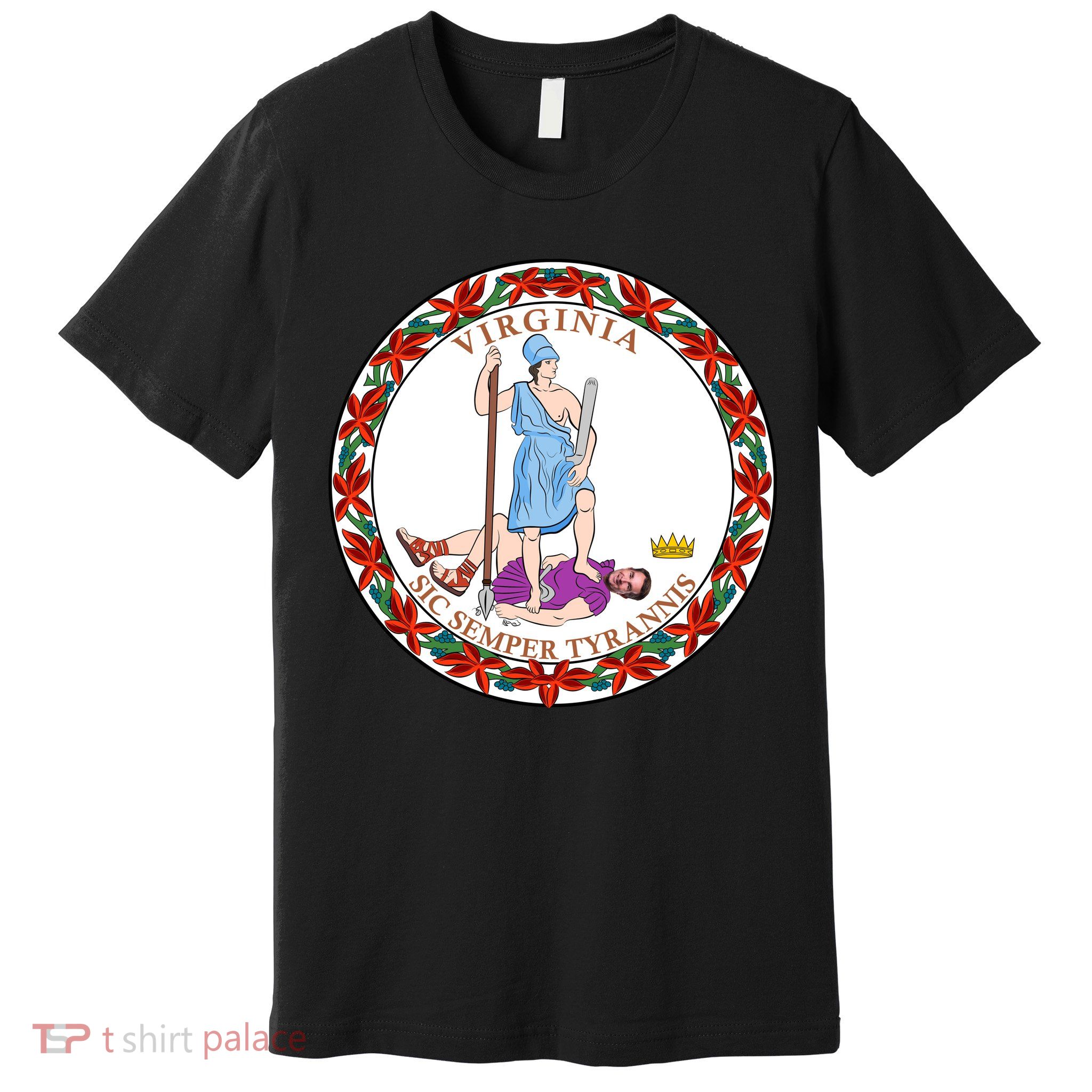 Virginia Sic Semper Tyrannis With Governor Northam Premium T-Shirt