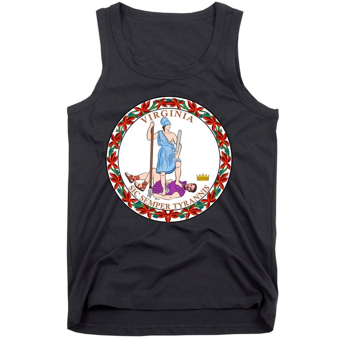 Virginia Sic Semper Tyrannis With Governor Northam Tank Top