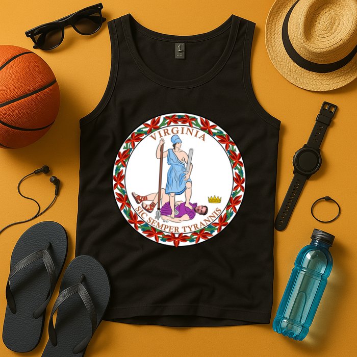 Virginia Sic Semper Tyrannis With Governor Northam Tank Top