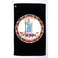 Virginia Sic Semper Tyrannis With Governor Northam Golf Towel