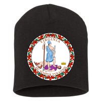 Virginia Sic Semper Tyrannis With Governor Northam Short Acrylic Beanie