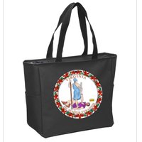 Virginia Sic Semper Tyrannis With Governor Northam Zip Tote Bag
